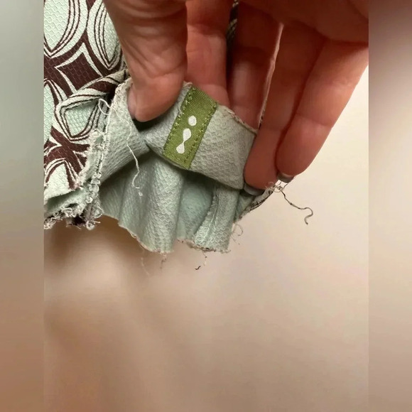 Skunkfunk SKFK Geometric Print Drop Waist Cowl Neck Dress Women’s Size XS (2) - Picture 9 of 14